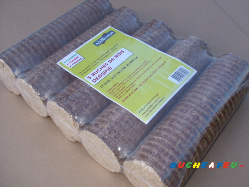 Livraison de palettes de bûches densifiées , palette de 104 sacs de 5 bûches sur Nimes et alentours