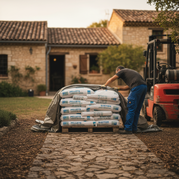Stock de granulés de bois disponible à Nîmes vers Alès : votre chauffage pellets pas cher toute l’année